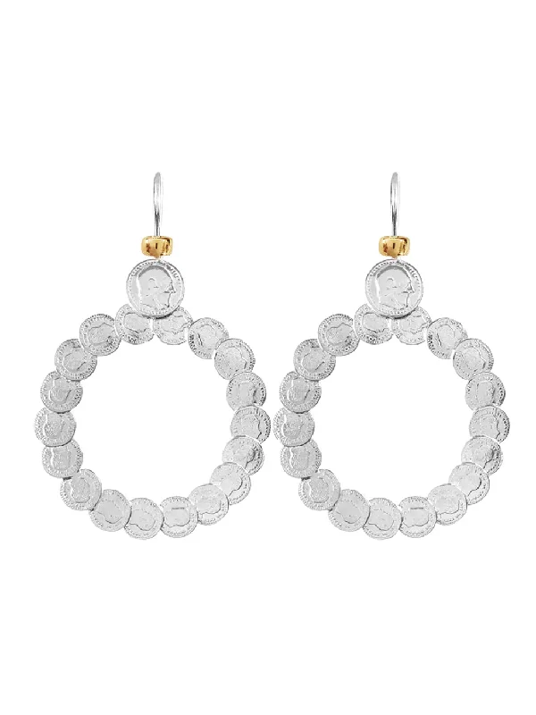 women's drop earrings-Capri Tonda Earrings