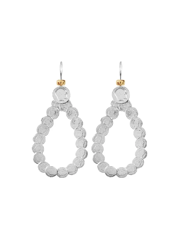 women's hoop earrings-Capri Pera Earrings