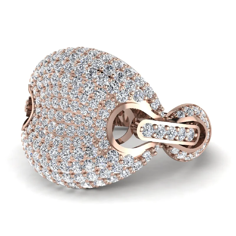 women's contemporary rings-Diamond Stunning Radiant Fashion Men Ring - Dallas No. 2