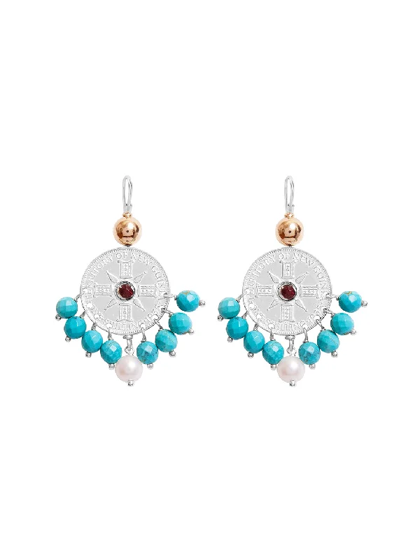 Turquoise and Garnet