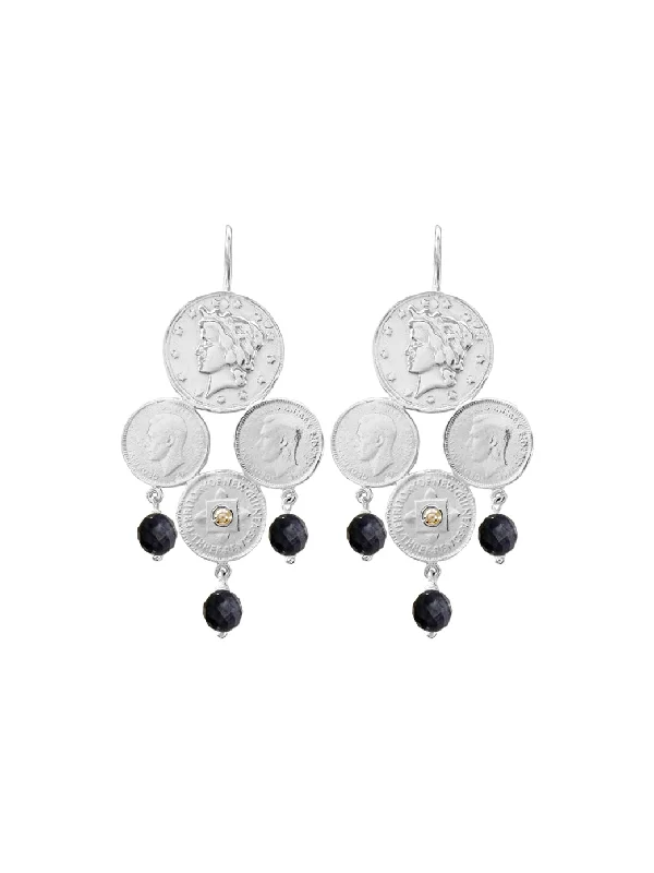 women's engraved hoop earrings-Jumbo Catalan Earrings