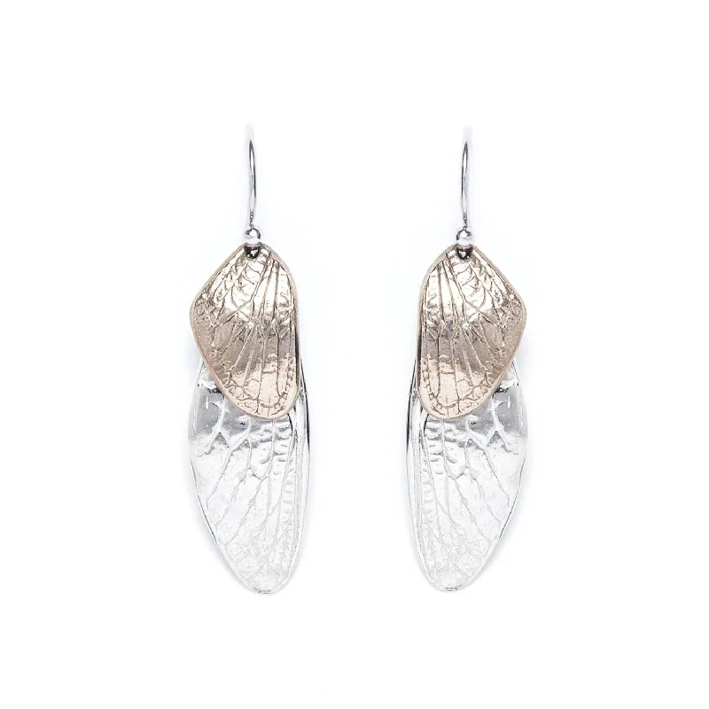 women's luxury earrings-Cicada Earrings | Doubles