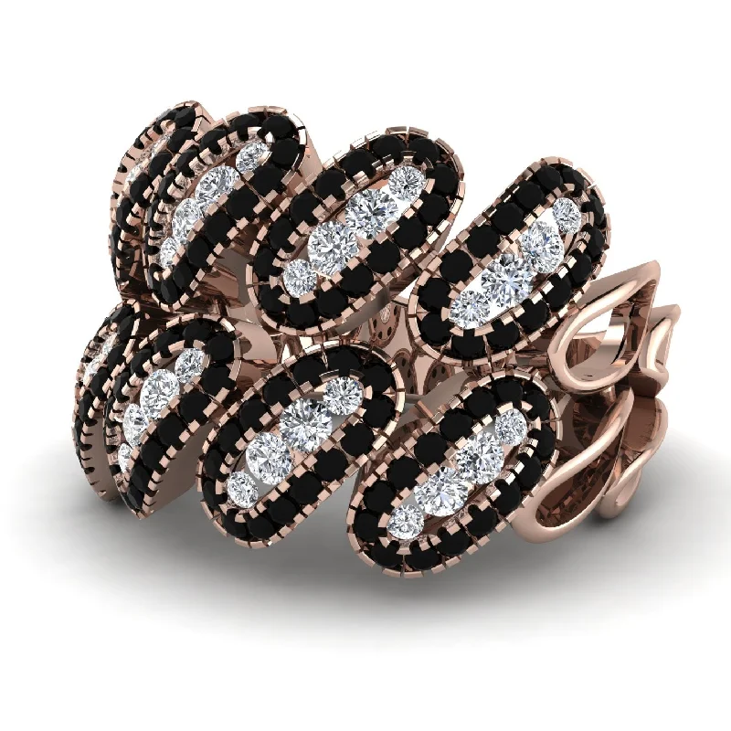 women's classic rings-Diamond Stylish Bloom Fashion Ring - Drew No. 32