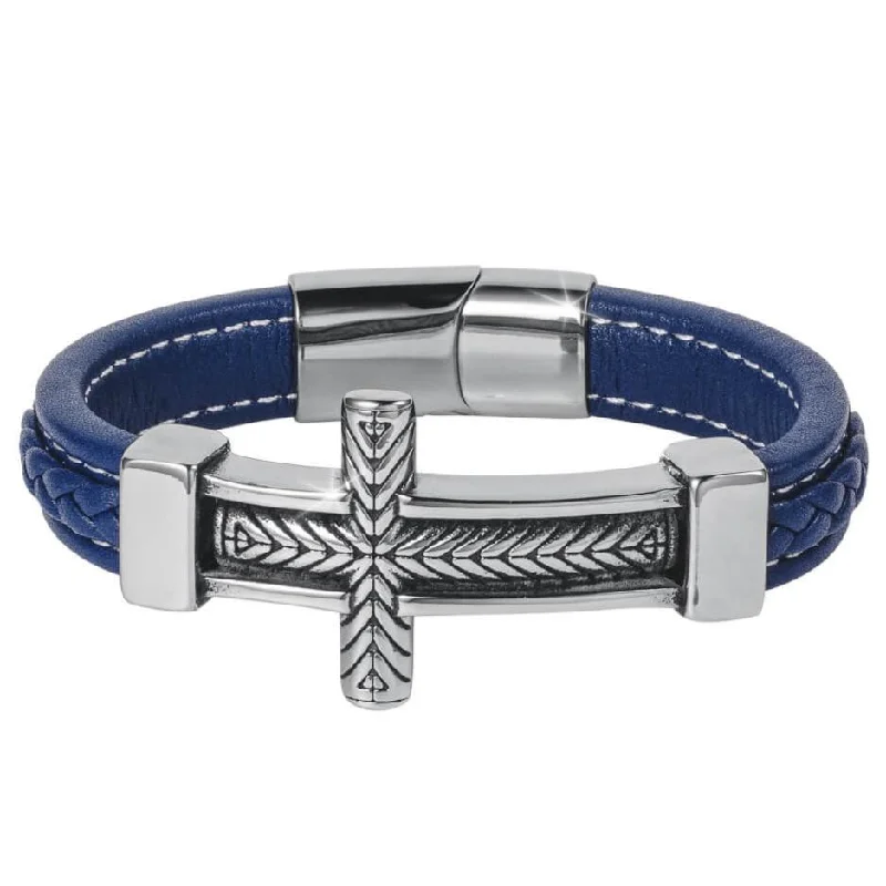 women's stacking bracelets set-Faithlink Blue Bracelet