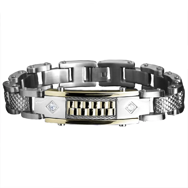 women's double cuff bracelets-Eton Men's Bracelet