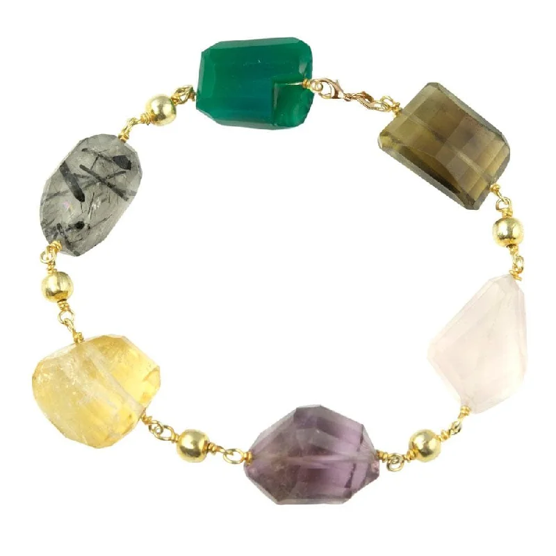 women's luxury gemstone bracelets-Gems Carat Club Bracelet