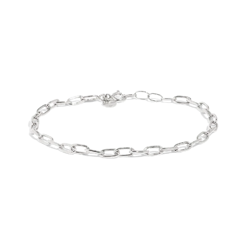 women's diamond bracelets-THE CHARLIE BRACELET - sterling silver