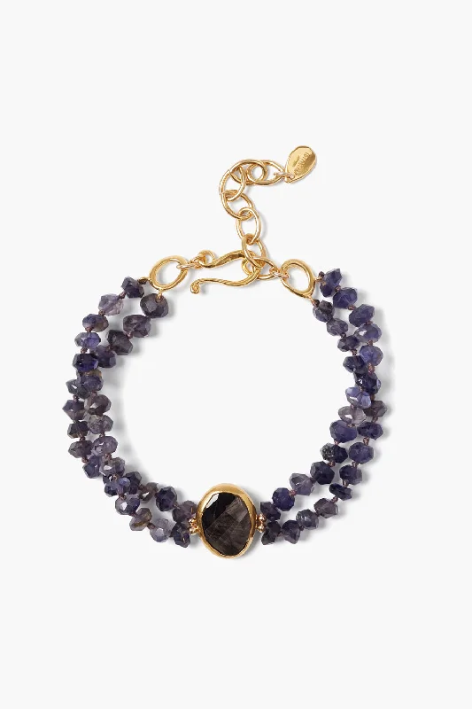 women's cuff bracelets-Colette Bracelet Iolite