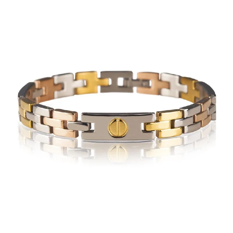 women's oval bangles-Landor Men's Bracelet