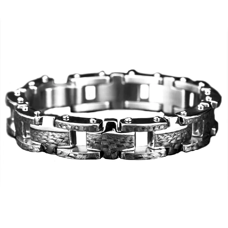 women's high-end bracelets-Elite Steel Bracelet