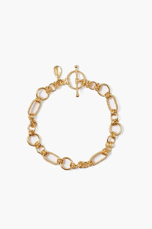 women's minimalist bracelets-Luca Bracelet Yellow Gold