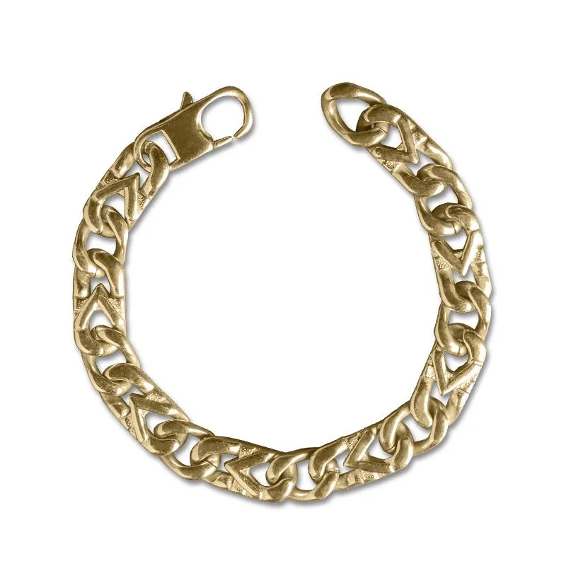 women's tennis bracelets-Montclair Golden Steel Bracelet