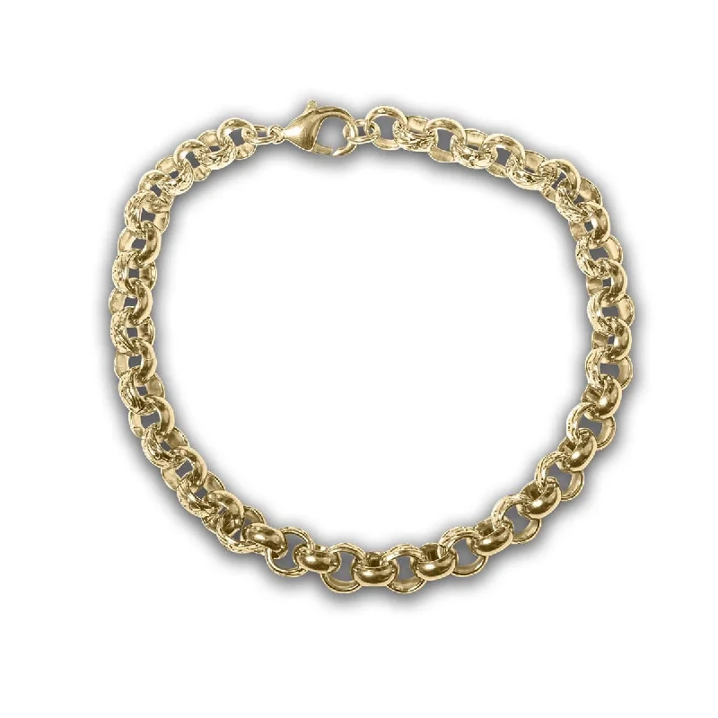 women's stackable bracelets-Maxus Golden Steel Bracelet