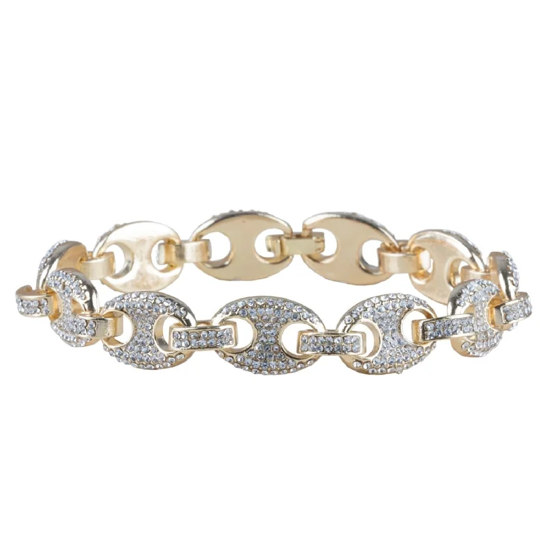 women's spiral bangles-Mariner Crystal Ice Bracelet