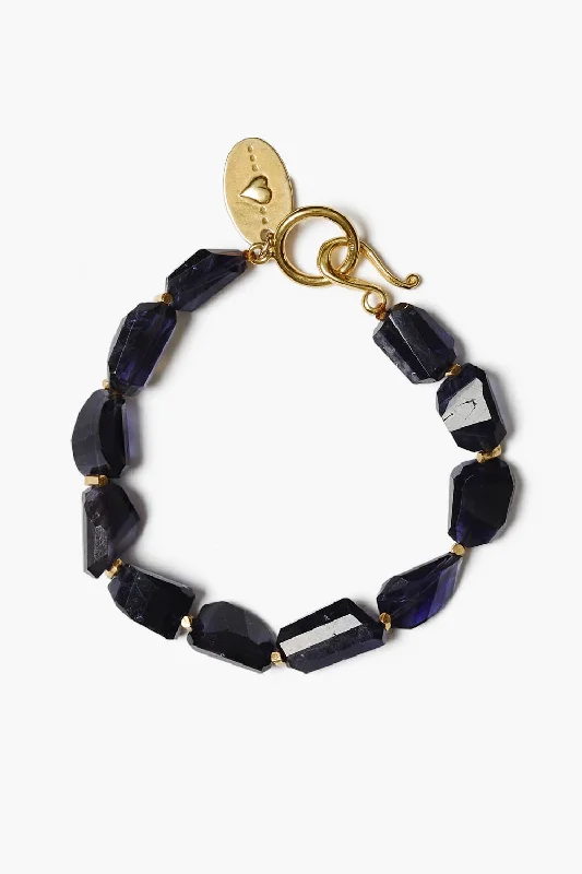 women's celestial bangles-Maris Bracelet Iolite