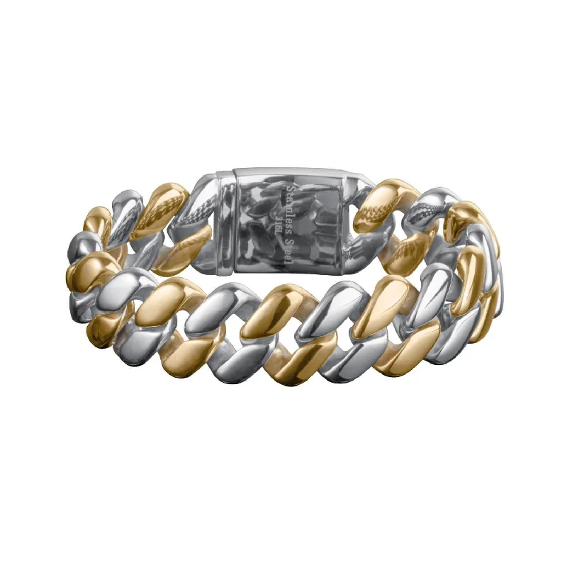 women's unique gold bangles-Couture Curb Men's Bracelet