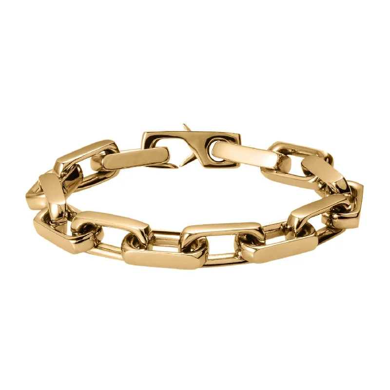 women's geometric bracelets-Insignia Golden Bracelet