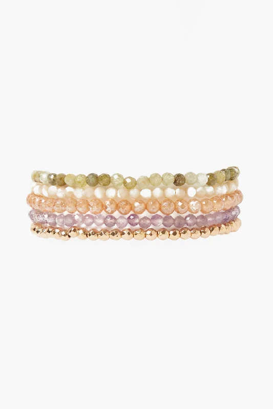 women's gemstone bangles-Laguna Naked Wrap Bracelet Multi Mix