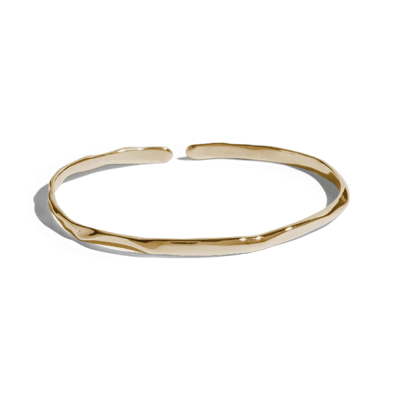 women's spiral cuff bracelets-THE COCO BRACELET - 18k gold vermeil