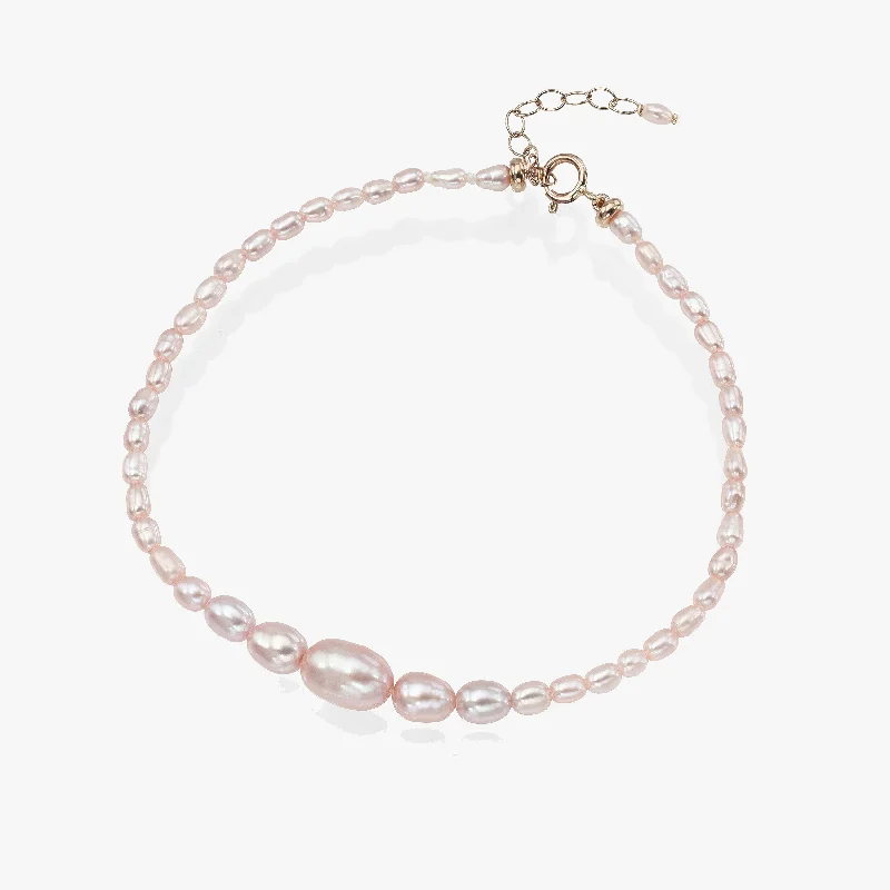 women's adjustable bracelets-Dario Bracelet, Blush