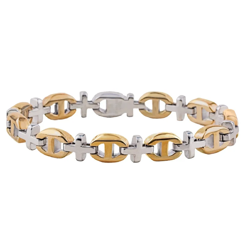 women's minimalist bracelets-Arcadium Two-Tone Bracelet