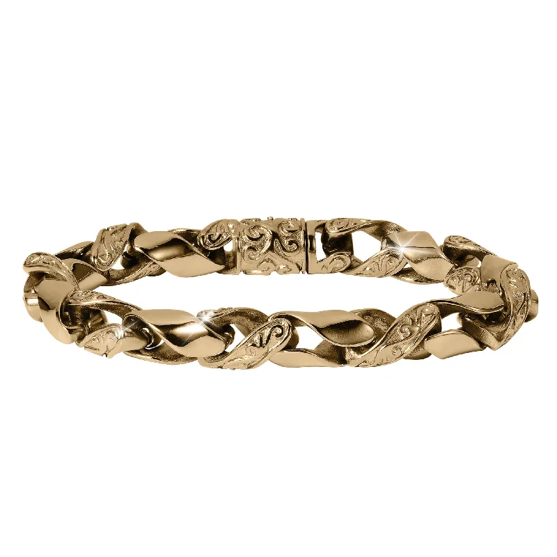 women's adjustable bracelets-Helix Men's Bracelet