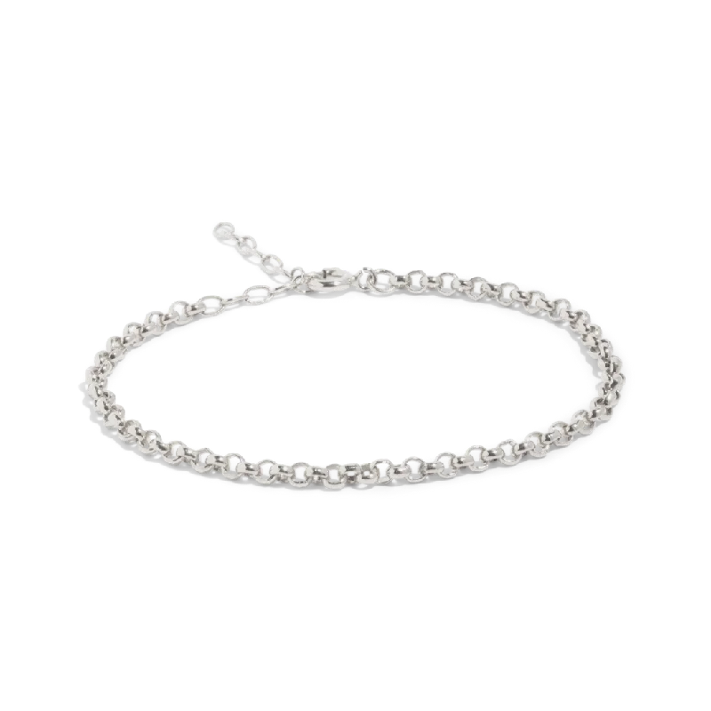 women's stackable bracelets-THE RILEY ROLO BRACELET - sterling silver