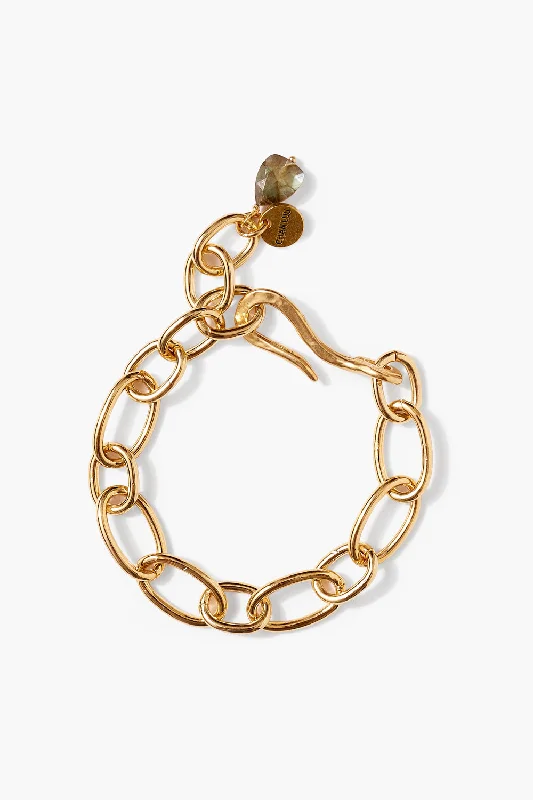 women's trendy cuff bracelets-Ravello Chain Bracelet Gold