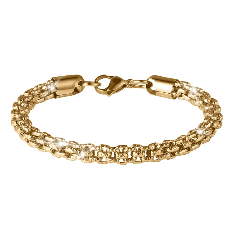 women's statement bracelets-Golden Bismark Bracelet