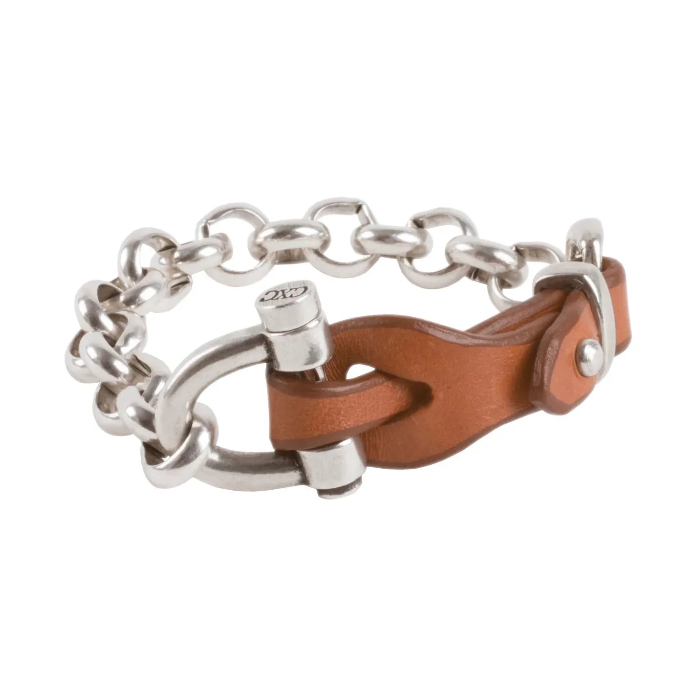 women's romantic bracelets-CXC Shackle Chain  Bracelet