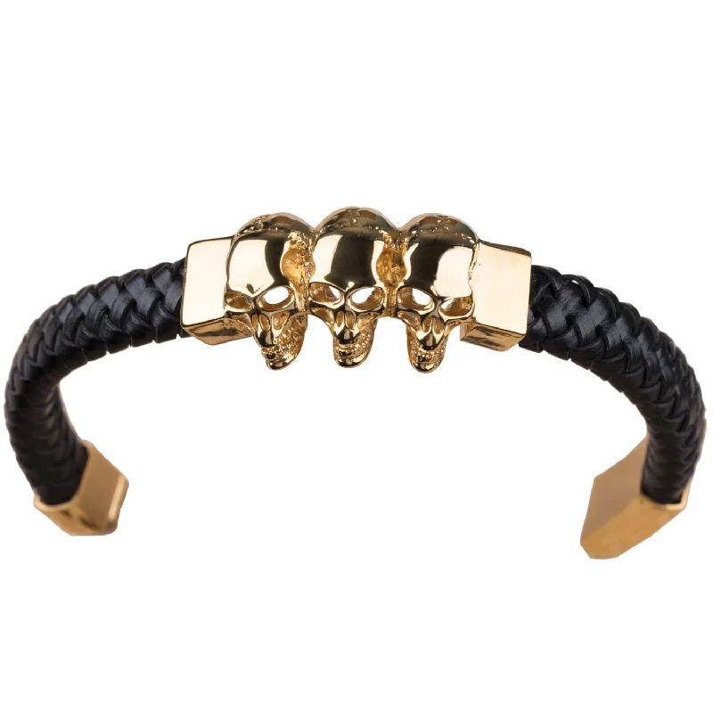 women's diamond bangles-Barbarian Golden Bracelet