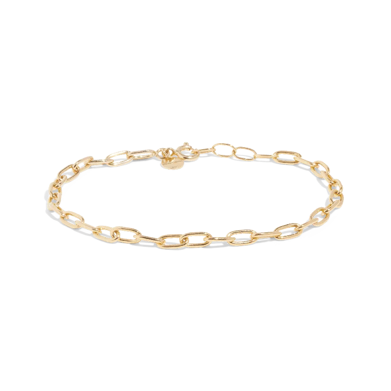 women's cuff bracelets-THE CHARLIE BRACELET - solid gold