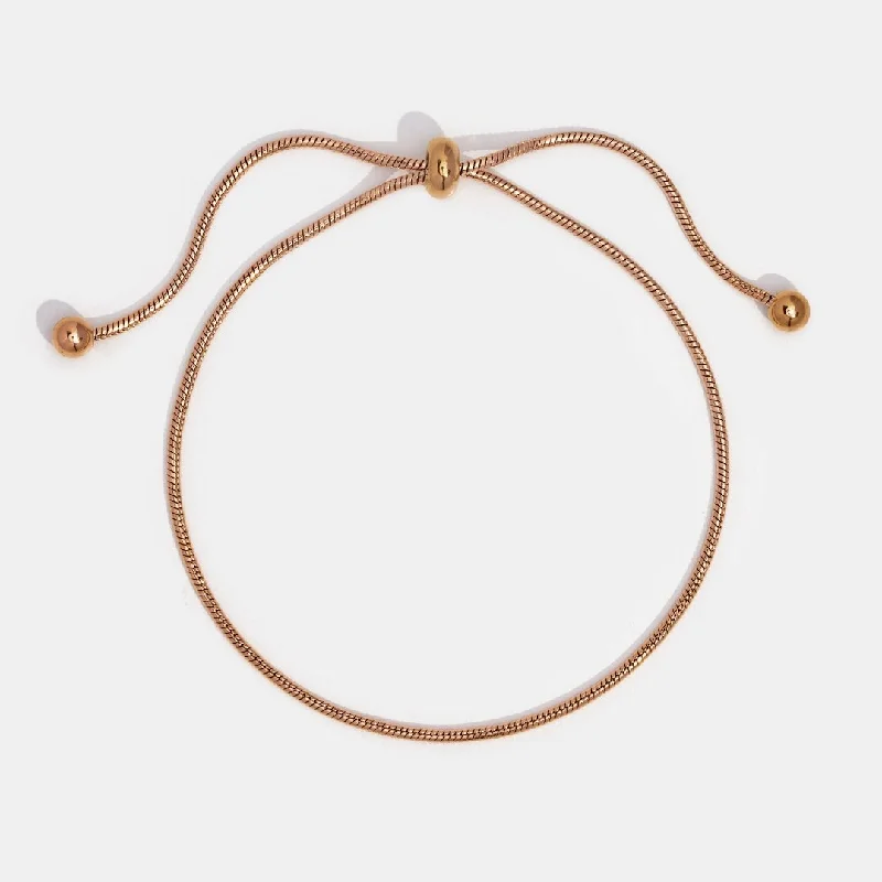 women's adjustable bracelets-Madison Rose Gold Chain Bracelet