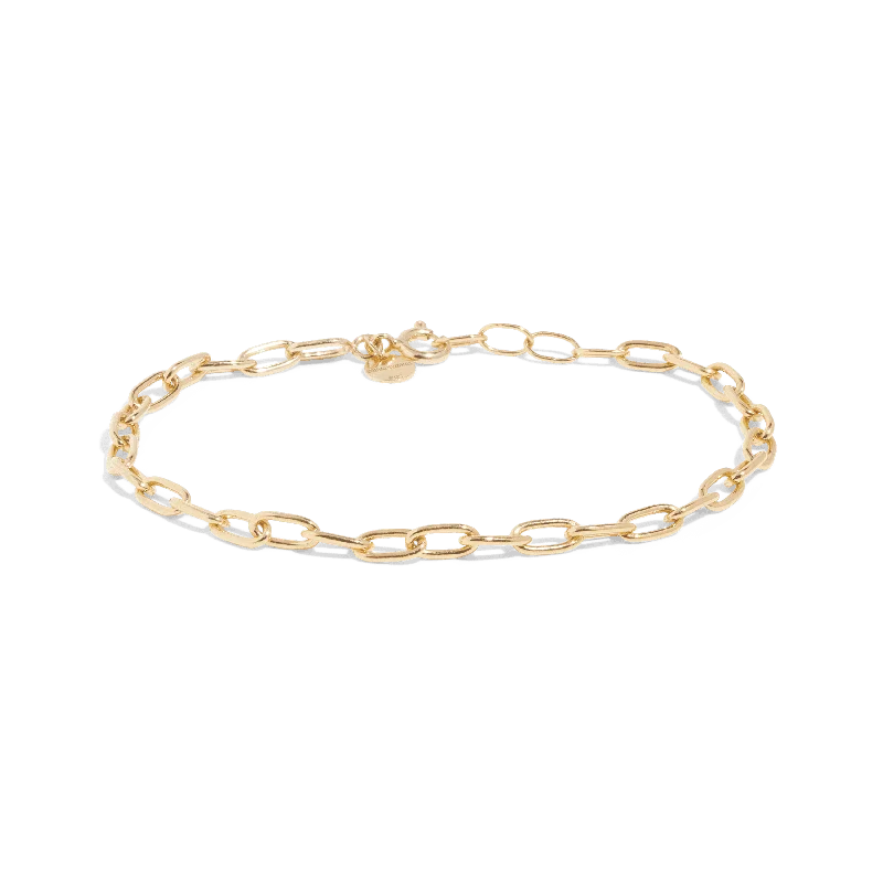 women's charm bracelets-THE CHARLIE BRACELET - 18k gold vermeil