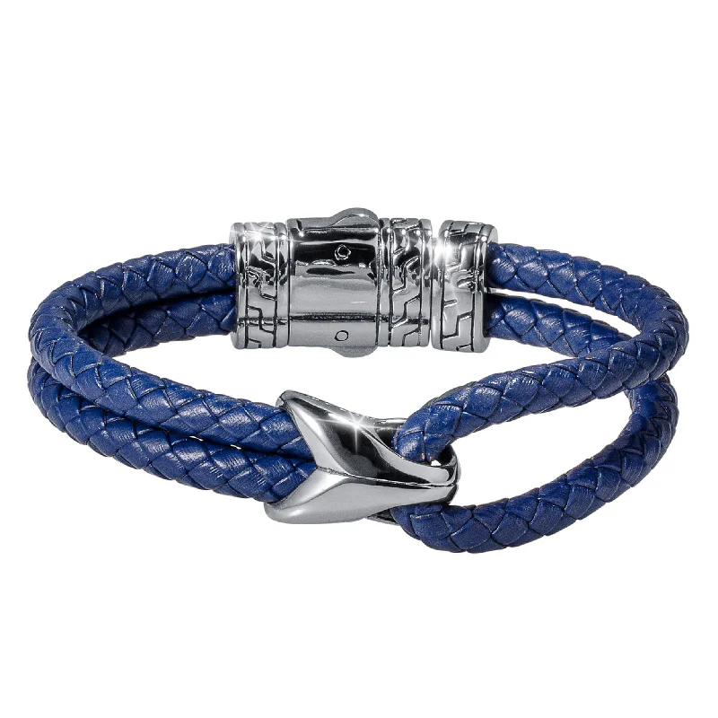 women's silver tennis bracelets-Electric Blue Men's Bracelet