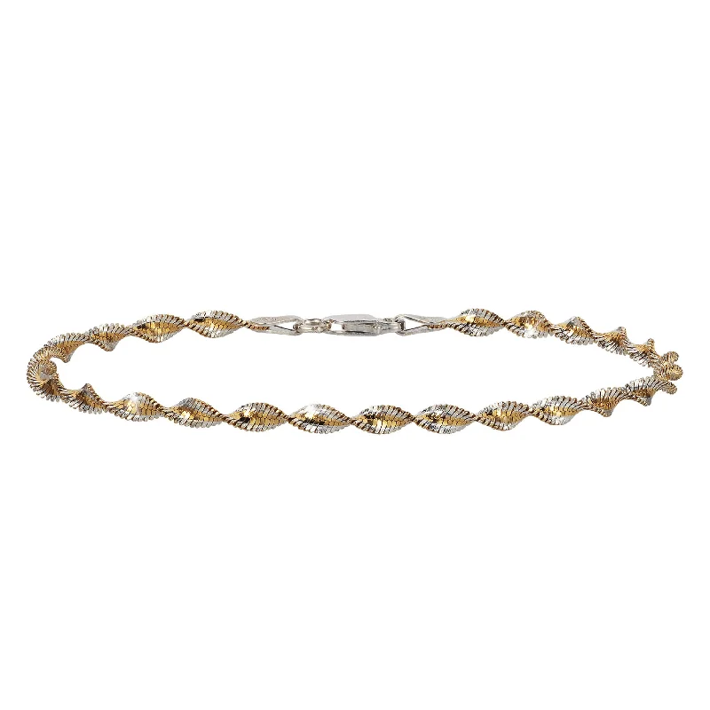 women's flower bangles-Sorrento Twist Bracelet