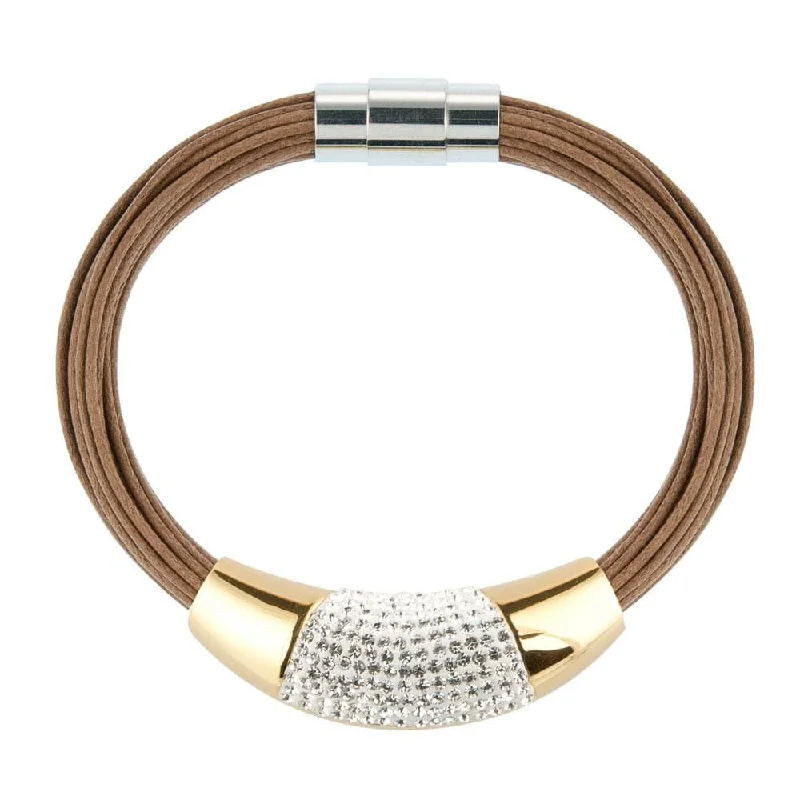 women's high-end bracelets-Cristal Brown Bracelet