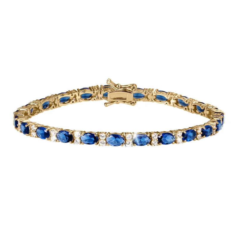 women's vintage bracelets-Desire Midnight Blue Bracelet