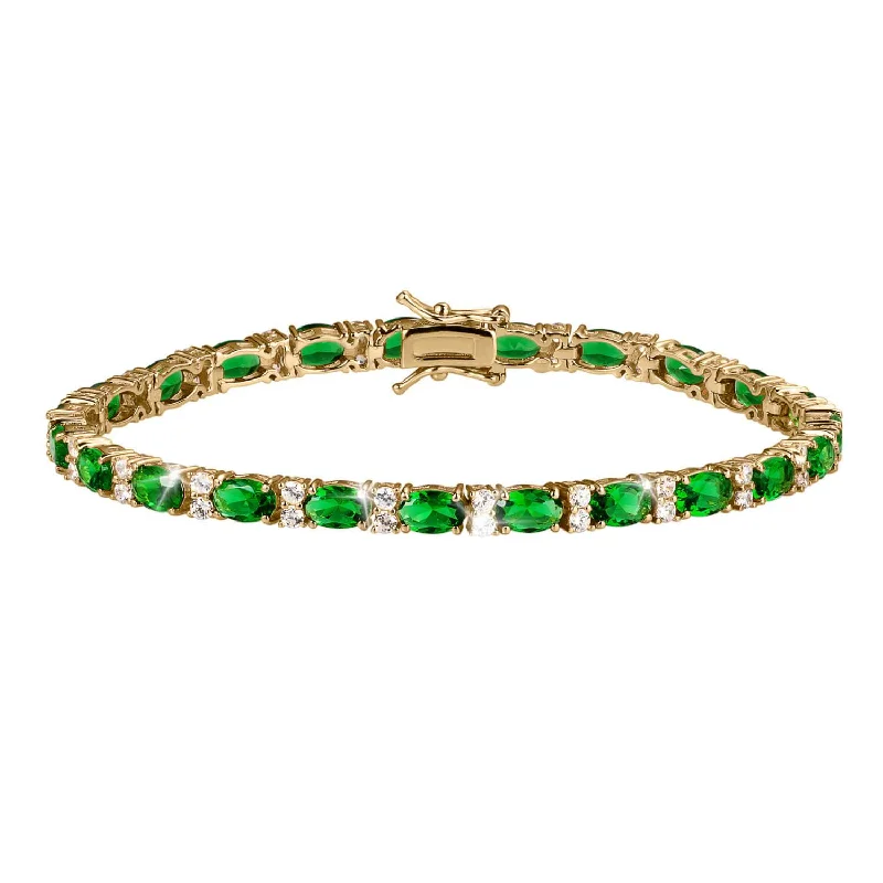 women's unique gold bangles-Desire Evergreen Bracelet